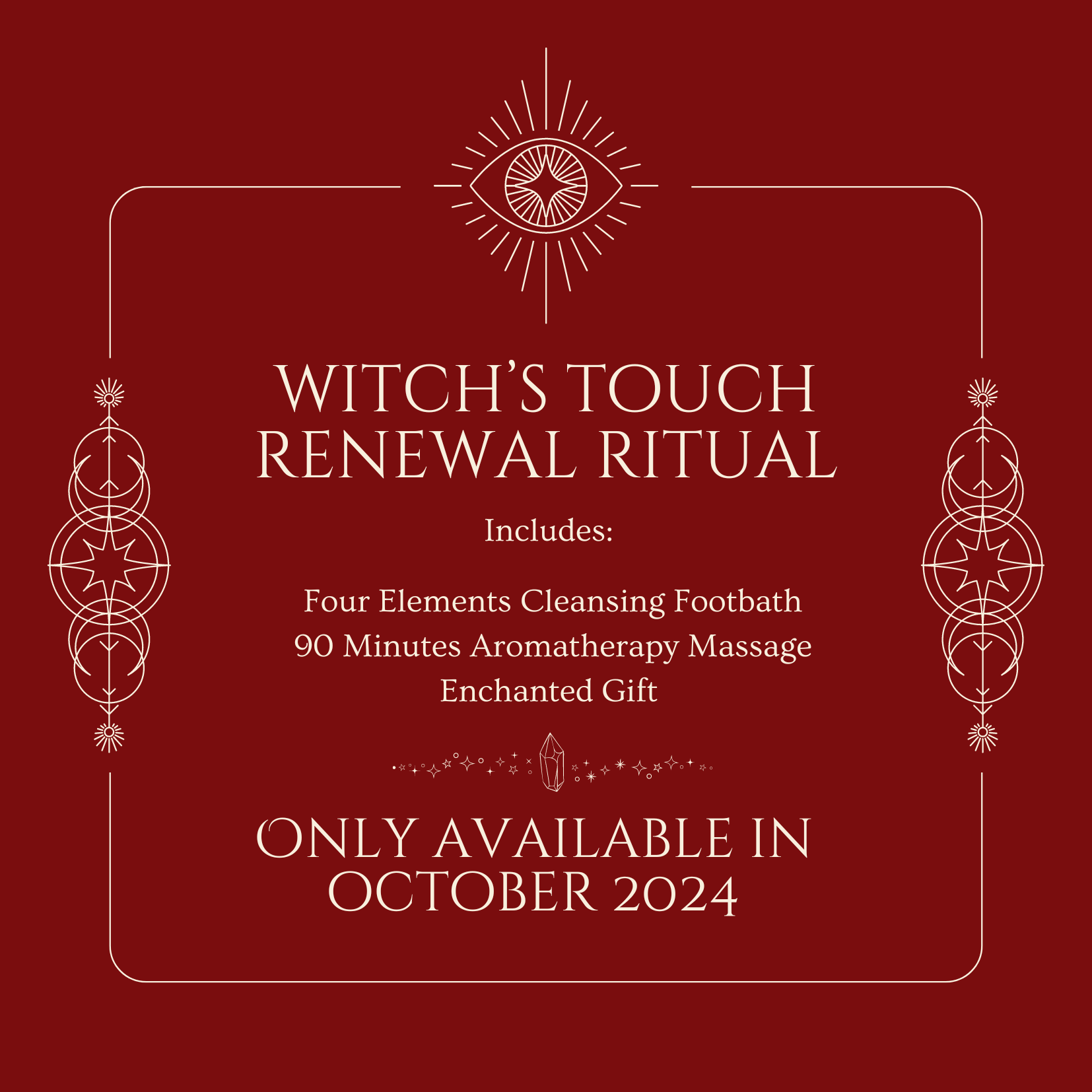 Costume party Halloween Invitation in Burgundy Cream Elegant Style